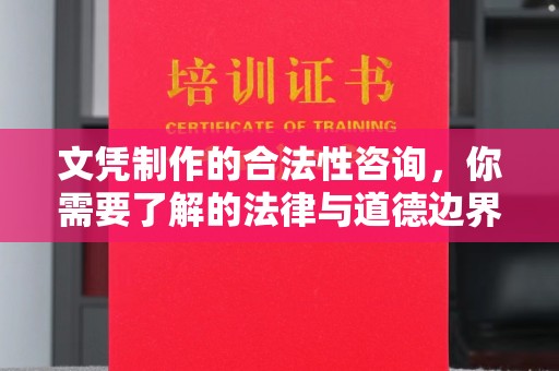 怀宁文凭制作的合法性咨询，你需要了解的法律与道德边界
