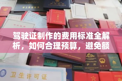 怀宁驾驶证制作的费用标准全解析，如何合理预算，避免额外支出